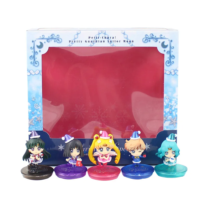 Экшн фигурка Venus Mercury Jupiter Chibi Saturn ПВХ Игрушечная модель кукла 4 см отличный подарок
