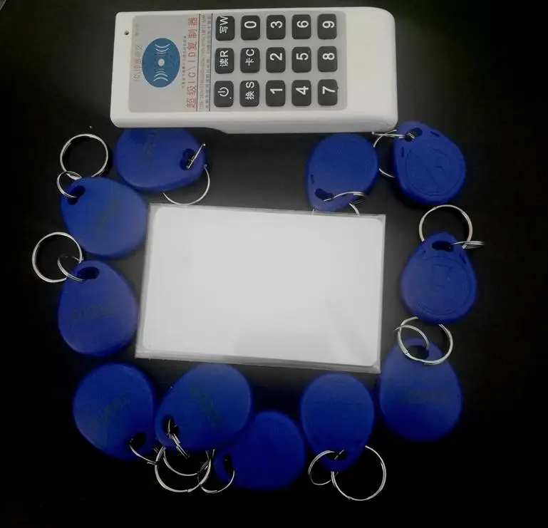A set of device 125 кГц 13,56 МГц RFID Копир IC/ID считыватель писатель машина Дубликатор Cloner для EM4305 T5577 UID сменная метка офсетная частота - Цвет: A set of device