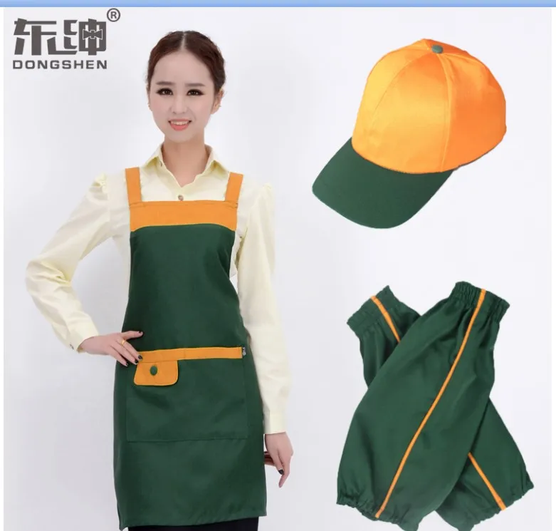 Модный водонепроницаемый фартук фруктовый магазин молочный чай удобный