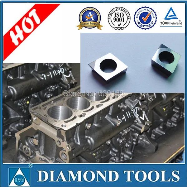 CCMW060204 вставка из cbn для Расточного цилиндра отверстие чугуна HT250