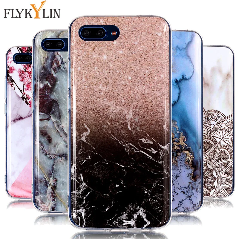 FLYKYLIN Мягкий чехол из ТПУ для Fundas Huawei Honor 9 Lite чехлы 10 с мраморным камнем
