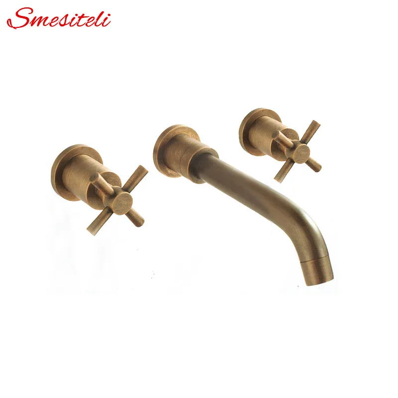 Smesiteli акция классический 10 лет винтажный античный стиль латунь двойная ручка