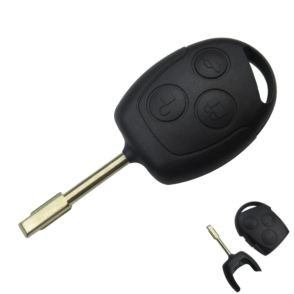 Чехол для автомобильного ключа Сменный с 3 кнопками Ford Fiesta Focus Max Ka Key Uncut Blank FO21 Blade