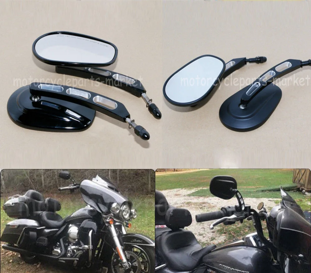 Мотоциклетные зеркала 8 мм боковое зеркало заднего вида Fat Boy Iron Street Bob FXDB для Harley