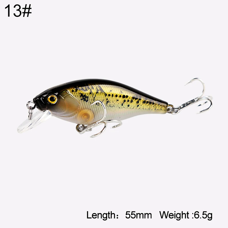 7501-55mm-13 Kingdom Fishing воблеры Джеркбейт воблер жесткие приманки тонущий гольян 55 мм 6,5 г пластиковая приманка 4 цвета модель 7501 - Цвет: 7501-55mm-13