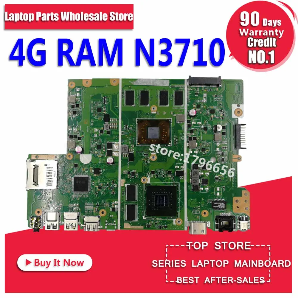 С 4 Гб ОЗУ ядра X441NC материнская плата для ноутбука For Asus X441N A441N тест оригинальный