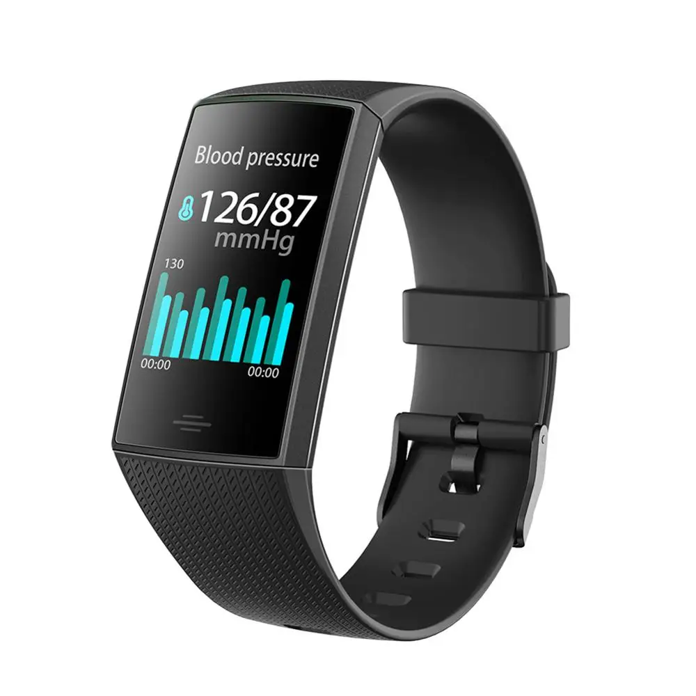 Black CY11 Bluetooth монитор сердечного ритма во время сна напоминание о вызове спортивный умный Браслет - Цвет: Black