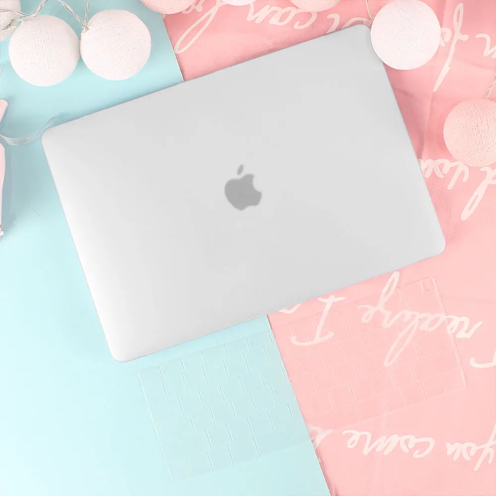 Пластиковый жесткий чехол с клавиатурой для MacBook Air 13 11 Pro 13 15 Touch Bar A2159 A1932 12 1" Ловец снов - Цвет: Matte Clear