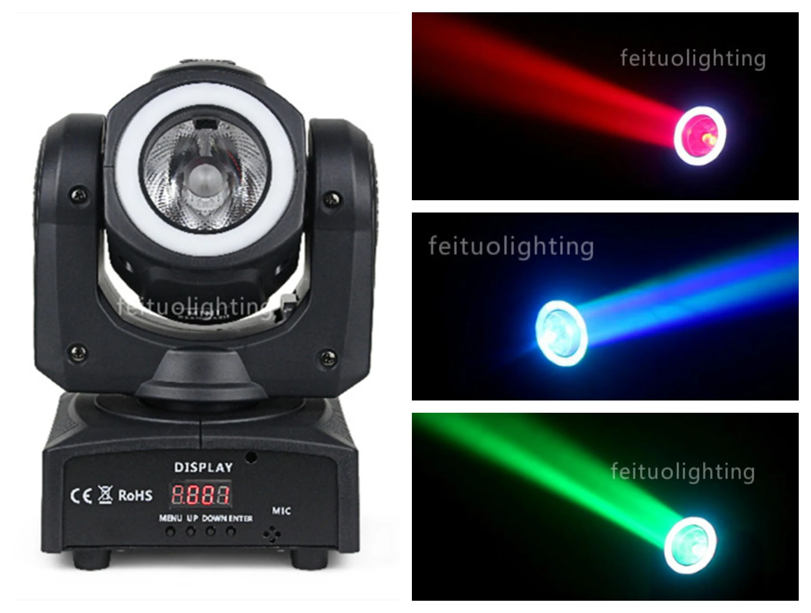 Новинка 2019 миниатюрный светодиодный луч с подвижной головкой 60 Вт RGBW 4 в 1