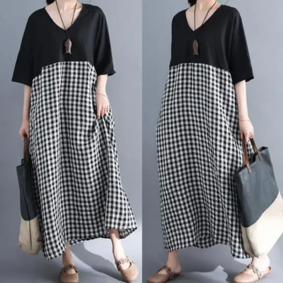 Свободного кроя с v образным вырезом платье рукавами &quotлетучая мышь&quot Новый Для