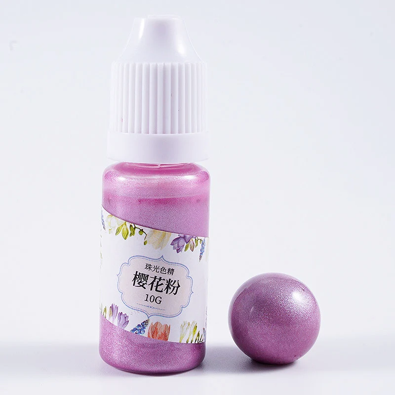 Cherry powder Ремесла УФ DIY 10 г/бутылка пигмент эпоксидной окраски смолы краситель ручной работы художественный краситель - Цвет: Cherry powder