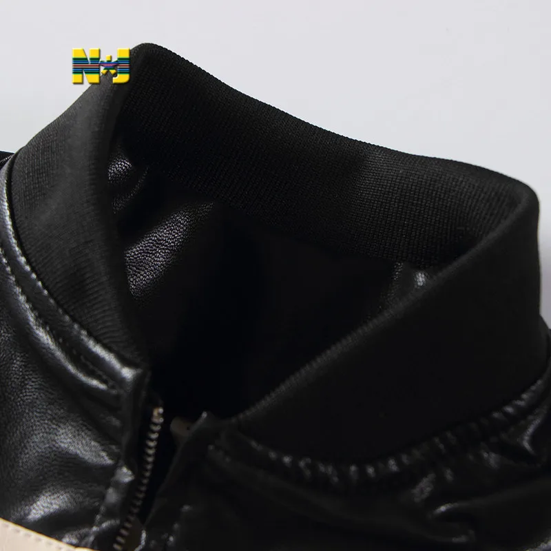 Новый Бренд Моды детские PU Кожаные Куртки Мальчиков Зимой Дети Верхней Одежды