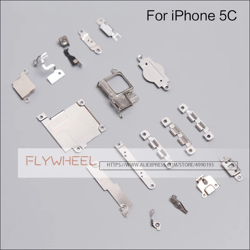 10 шт. металлические детали для iPhone 5 5S 5C | Мобильные телефоны и аксессуары