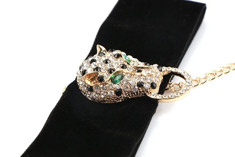 Черный бархат колье группа персонализированные Европейский Стиль преувеличены