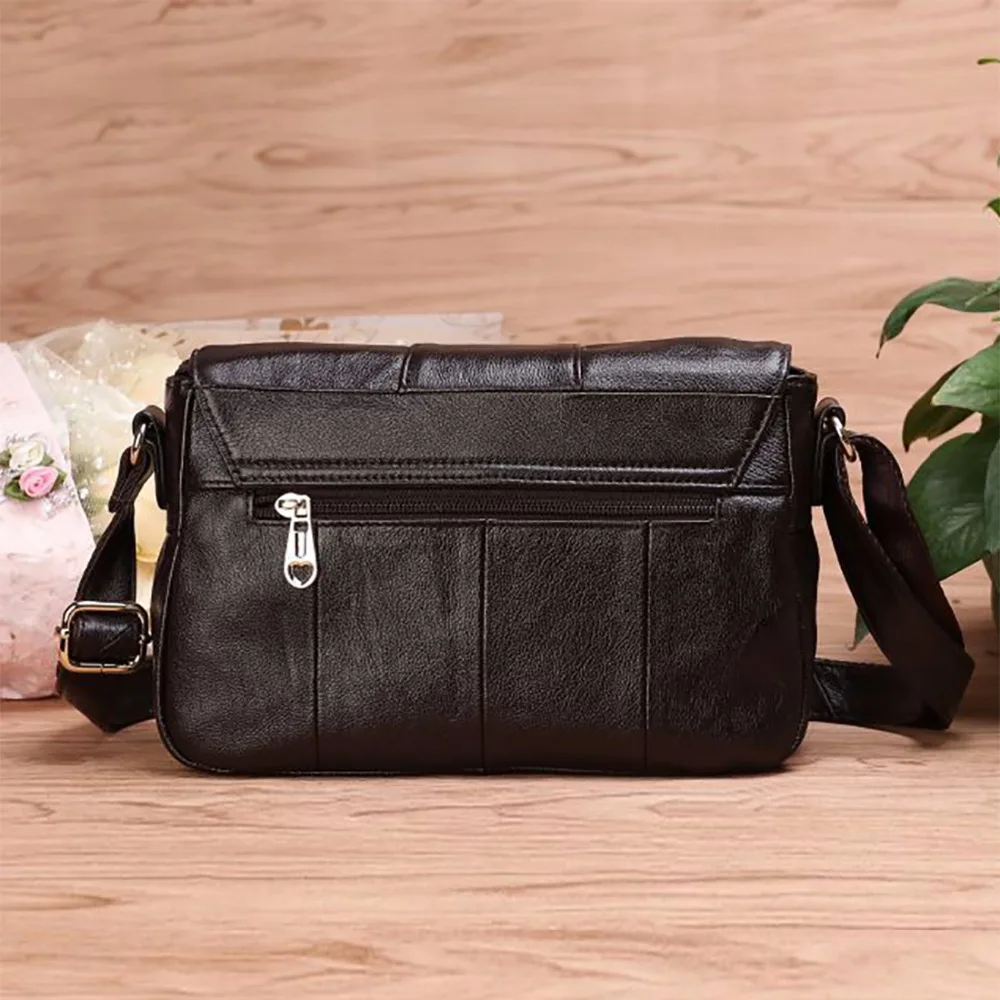Женская сумка мессенджер из натуральной воловьей кожи|leather messenger bag|shoulder bagsgenuine
