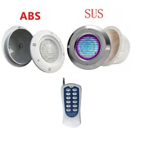 12v stainless steelabs rgb swimming pool light with remote controller ip68 waterproof pond lamp