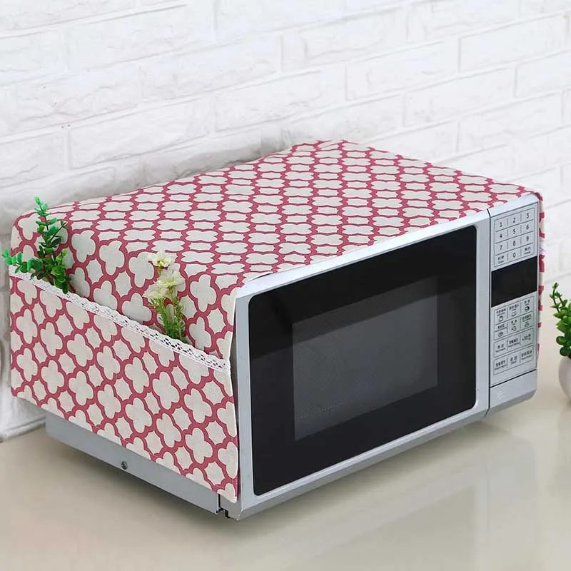 Пылезащитный чехол 35*95 см для микроволновой печи с карманами тканевые Защитные