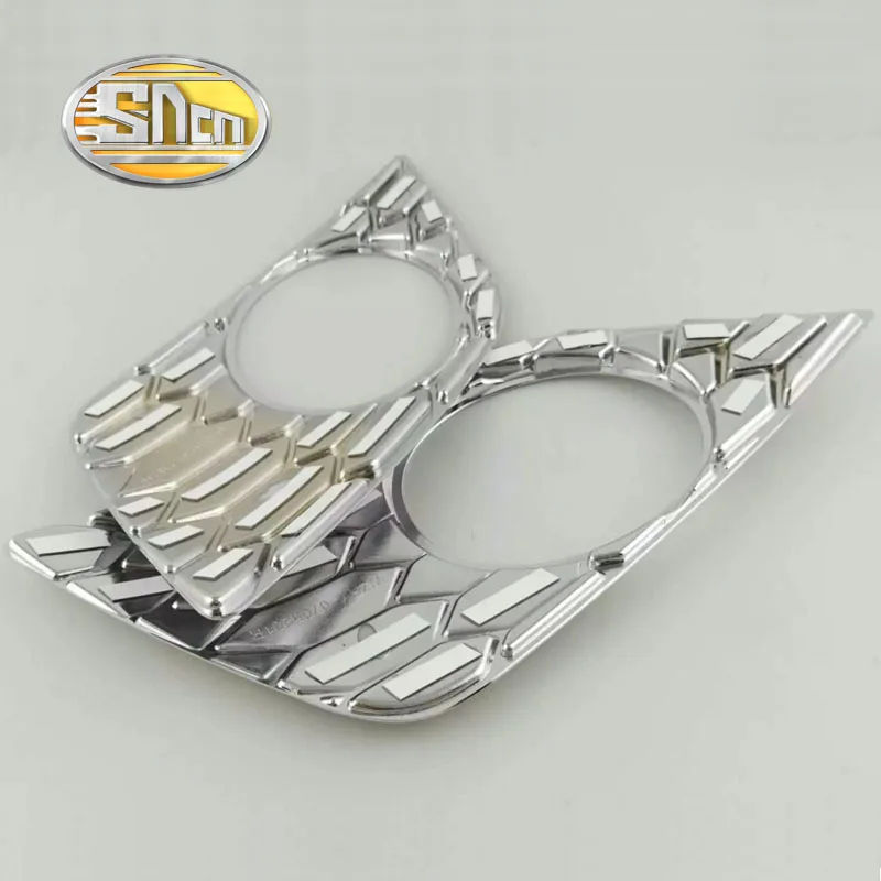 4 шт./компл. ABS Хромированные Наклейки Trim Molding Garnish Передней и Задней