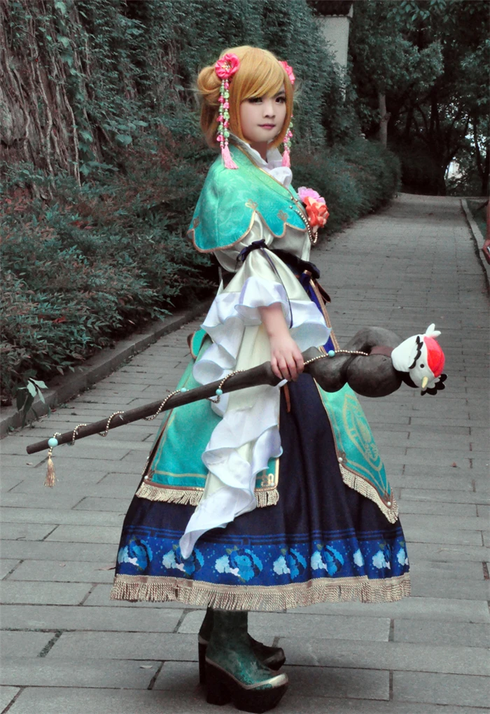 Костюм для косплея love live KOIZUMI HANAYO seven lucky боги Shichifukujin Пробуждение Косплей Хэллоуин