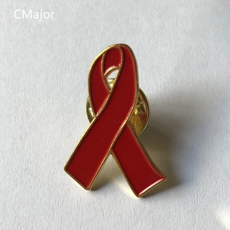 CMajor 2 5/3 см эмаль красная булавка ленточка значок брошь для женщин борьбы со