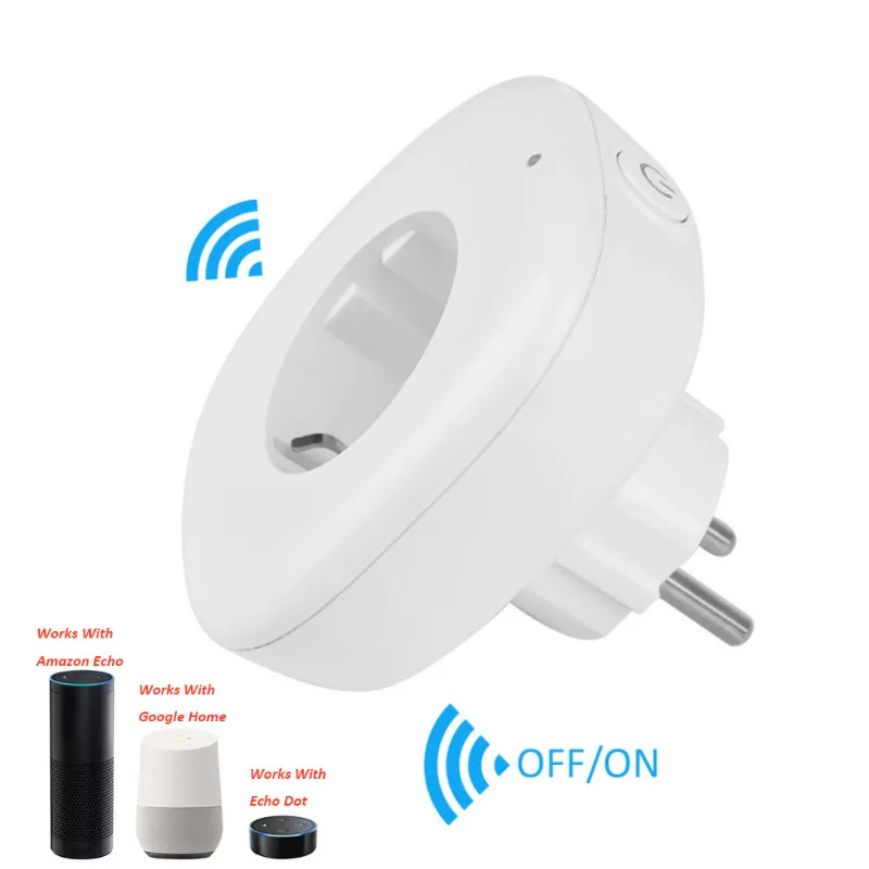 RBAYSALE умная розетка ЕС Мощность Plug WI FI Smart мобильное приложение Remote Управление