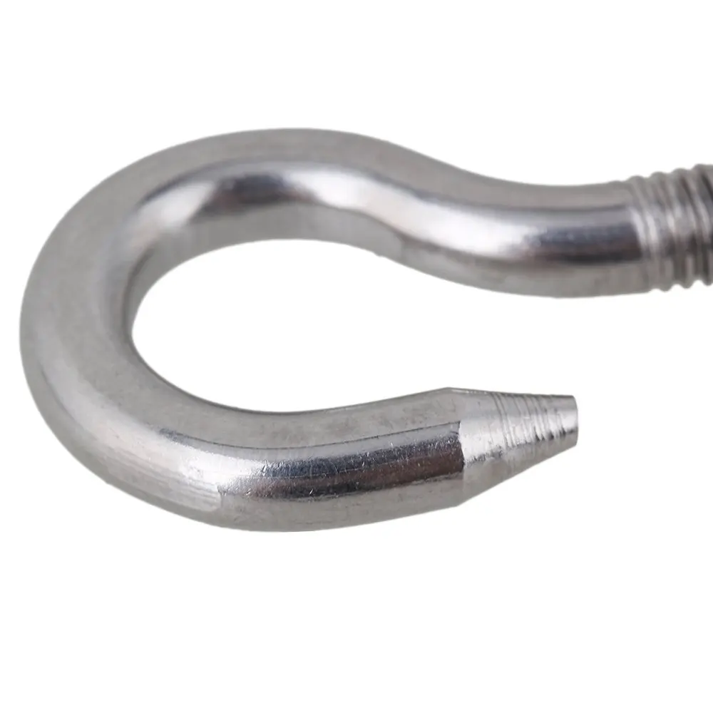 Серебряный крючок из нержавеющей стали 304 в европейском стиле и M4 стяжки для