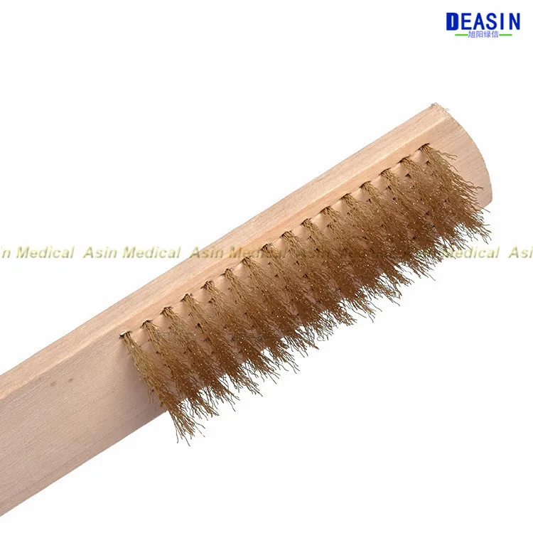 

Высокого качества зубная щетка для очистки щетка из медной проволоки с деревянная ручка зубная щеточка для чистки