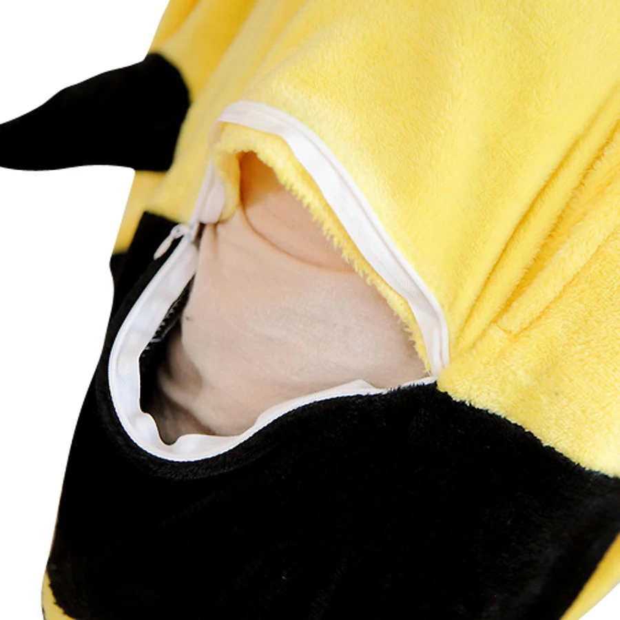 Маскарадный костюм пчелы флано для взрослых пижамы Хэллоуина карнавальные