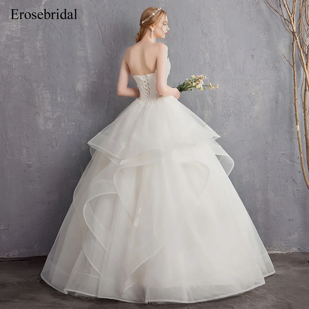 Новое поступление 2019 летнее свадебное платье Erosebridal женское с открытой спиной