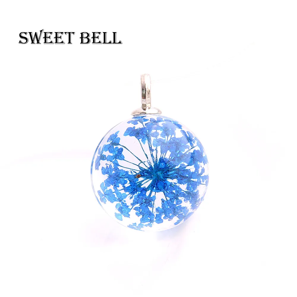 SWEET BELL 5 шт. круглые Уникальные Подвески для ожерелья 20 мм подвески в виде сухих