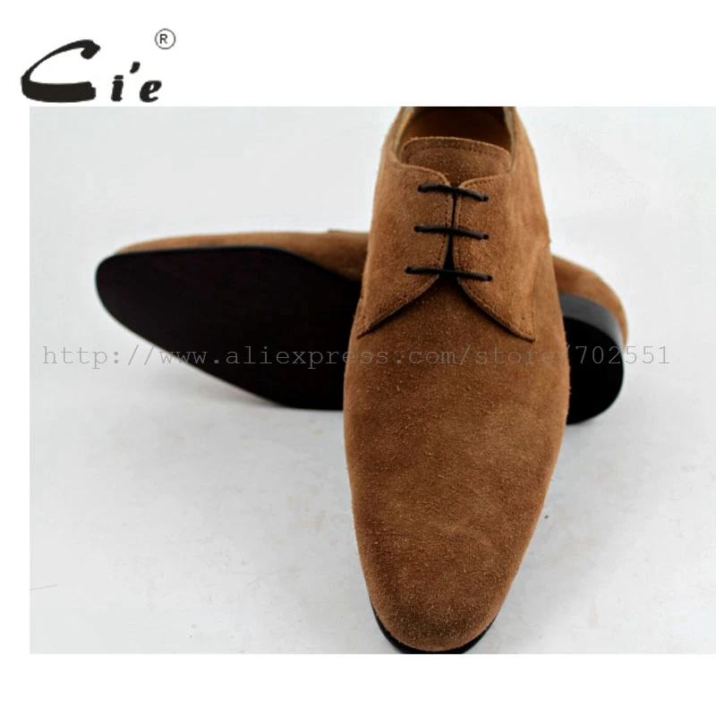 Мужские классические замшевые туфли ручной работы cie дерби из натуральной