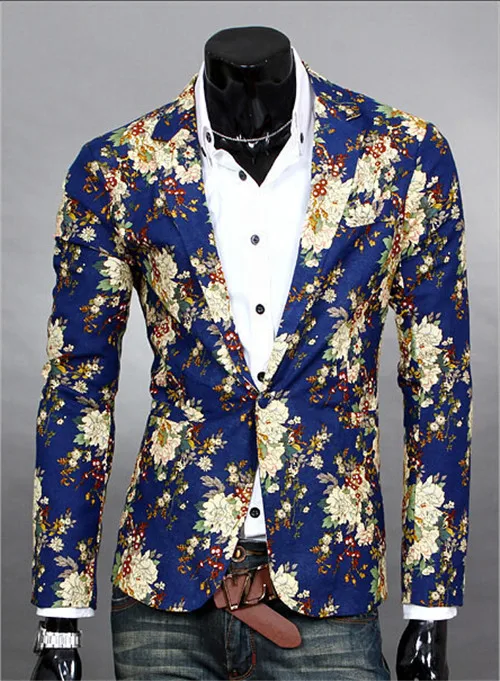 Топ пиджак для мужчин Terno Masculino костюм блейзеры куртки Traje Hombre мужские повседневные блейзеры Размер S-XXL - Цвет: blue