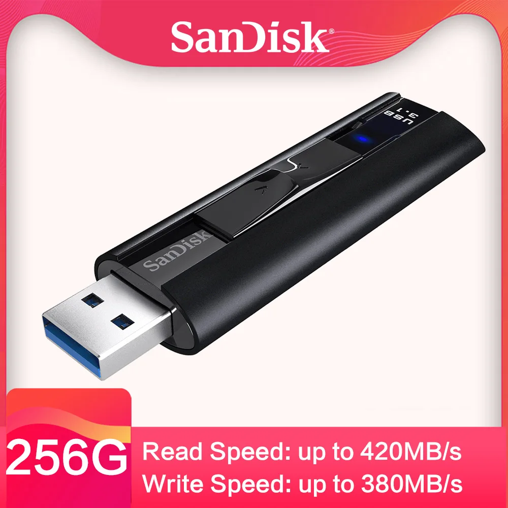 USB флеш накопитель SanDisk Extreme PRO 128 ГБ usb 3 1 256 ГБ|128gb usb|usb stickmemory |