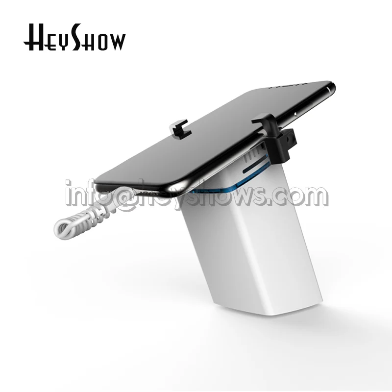 6Pcs Mobile Phone Security Burglar Alarm System Stand For Charging Iphone Anti Theft Device Display Holder With Clamp