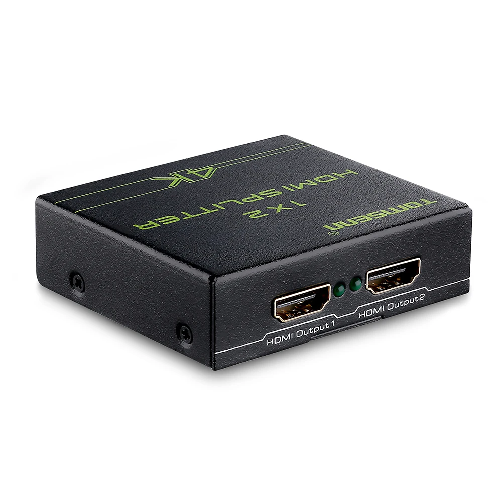 Разветвитель HDMI 1X2 версии 1 4 с питанием от разветвитель двойным монитором для Full HD