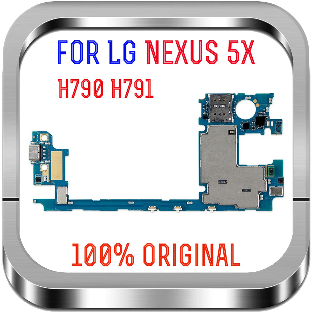 100% разблокированная оригинальная материнская плата для LG Nexus 5X H790 H791 4G поддержка