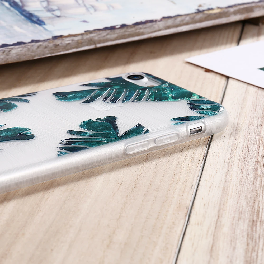 Рисунком Чехол для iPhone 5 5S SE X 10 6 6S 7 8 plus задняя крышка мягкая TPU рисунком В виде