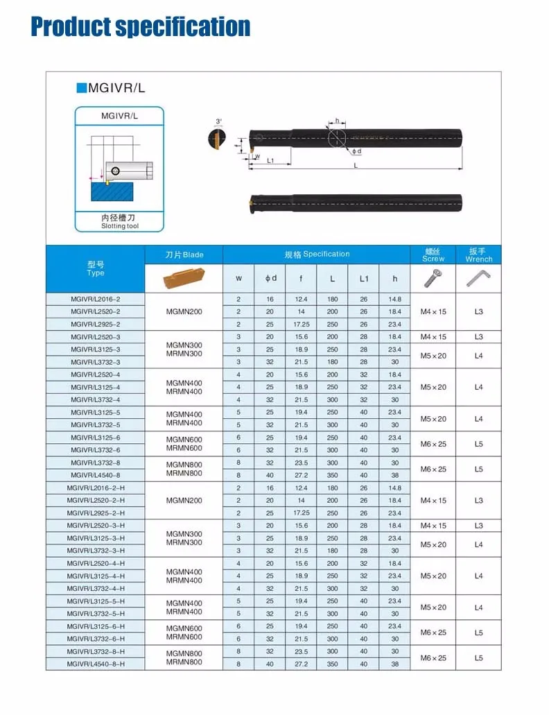 MGIVR/mgivl 3732-3 внутренних канавок инструмента, канавок держатель, cnc Резка инструменты, сменные Токарные станки Расточные Инструменты держатель для mgmn300 советы