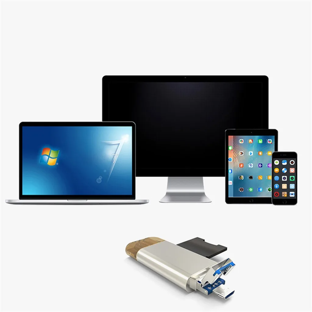 Ультра высокая скорость 3 в 1 USB 0 устройство для чтения карт памяти флэш адаптер