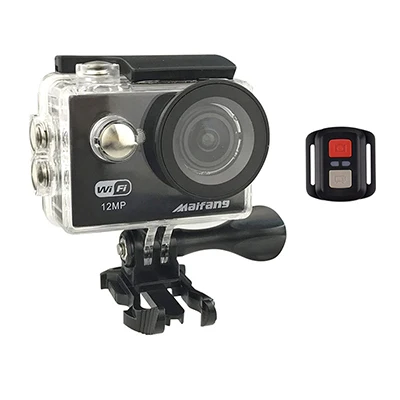 W9R Black Ультра HD 4 K 10FPS экшн-камера Wifi видеокамеры 12MP go cam 4 K deportiva Мини водонепроницаемая Спортивная камера pro 1080P 30fps cam - Цвет: W9R Black