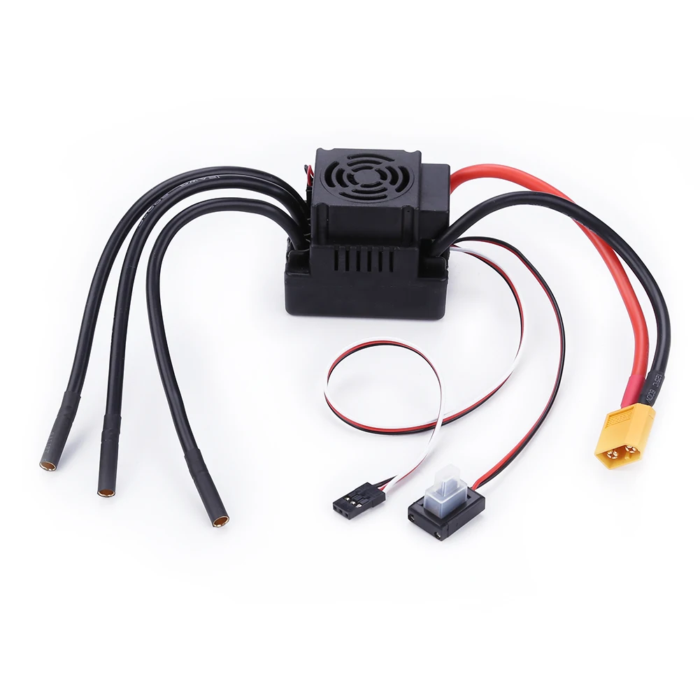 Бесщеточный Электрический контроллер скорости Rc 120A ESC с картой Programe 2-4S 5 8 В/3A для