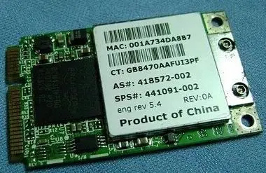BroadCom BCM94311MCG BCM94311 SPS:441091 002 54 Мбит/с 802.11b/G Mini PCI e WLAN Wi Fi беспроводная карта для