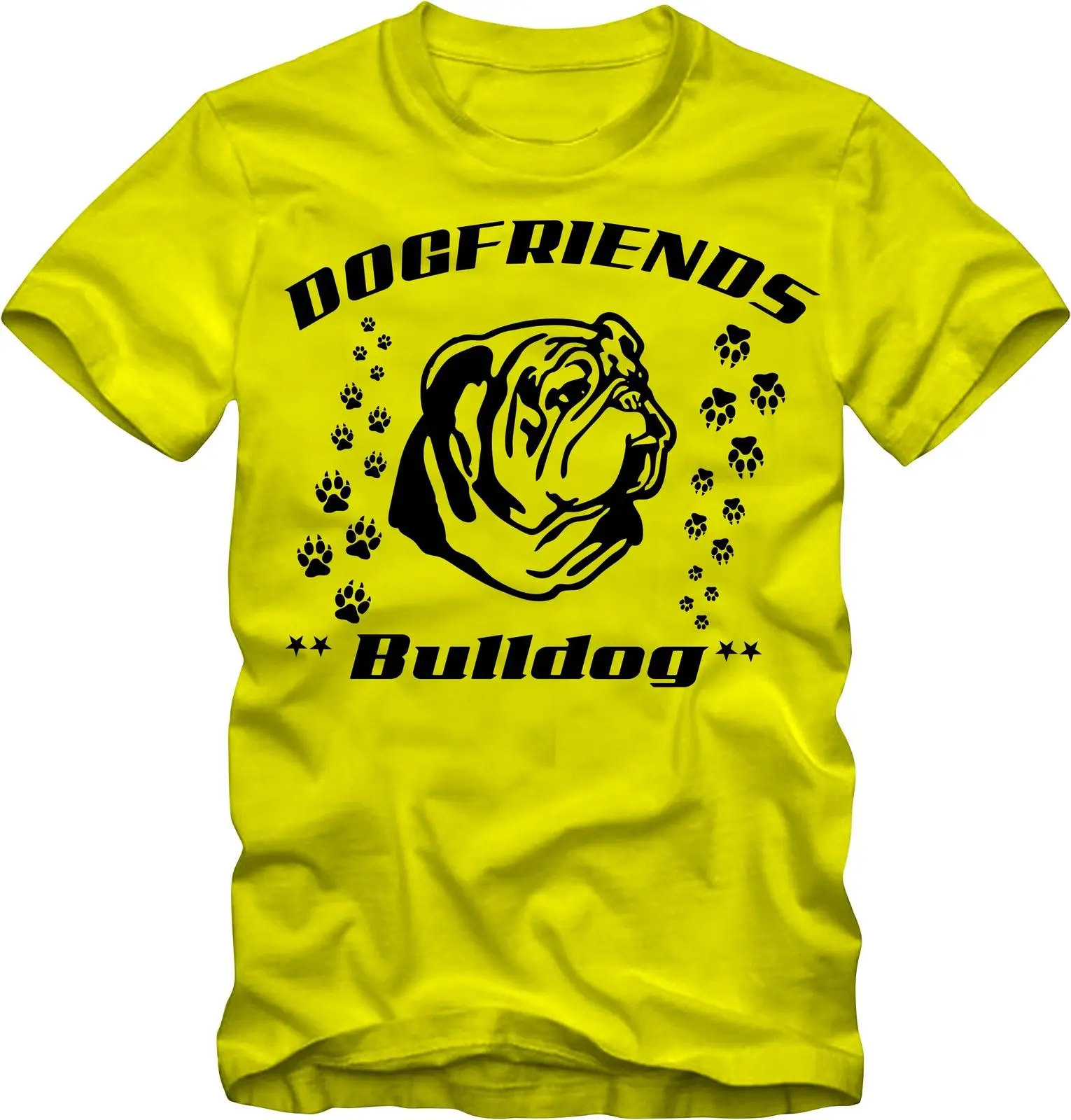 

T-Shirt 2019 Fashion Men Fashion Design Free Shipping Bulldog Hundeshirt T- Shirt Mit Hundemotiv V. Farben O-Neck T Shirtcasual