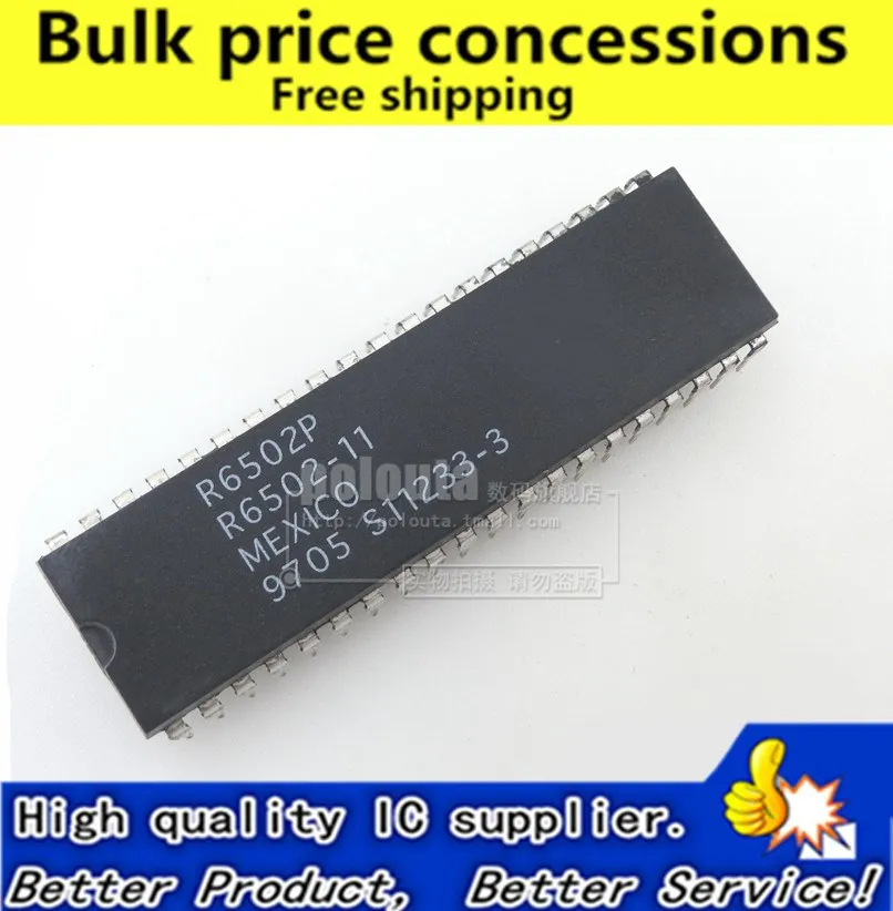 Бесплатная доставка 5 шт./лот R6502 R6502P DIP-40 | Электроника