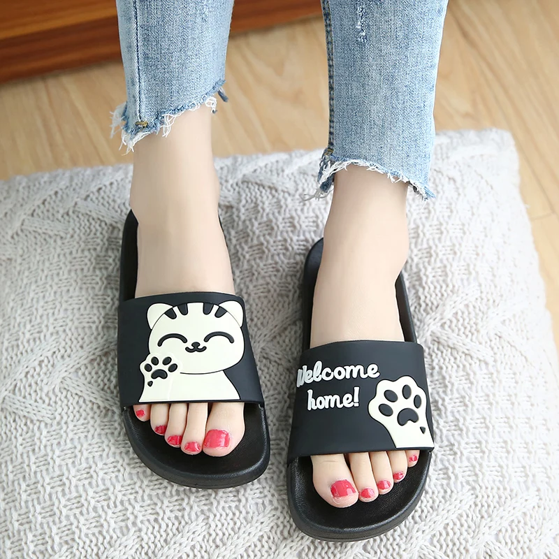 Женские шлепанцы на толстой подошве летние сандалии платформе черные красные