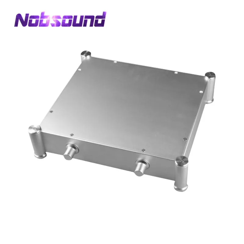 

Nobsound Silver Aluminum Chassis Tube Amplifier Case Audio Enclosure DIY