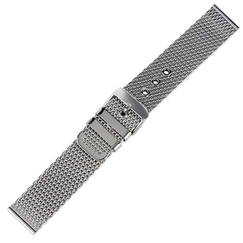 Браслет для часов с сетчатым браслетом из нержавеющей стали 20/22/24 мм|replacement watch