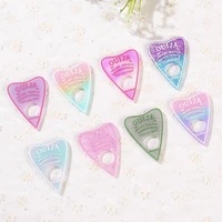 10pcs 4260mm ouija planchette charms flatback resin crafts necklace pendant earring diy making accessories