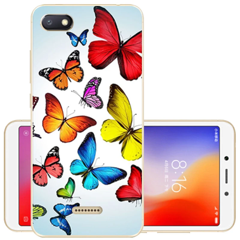 Чехол для телефона Xiomi Xiaomi Redmi 6A, силиконовый чехол на заднюю панель для Xiaomi Redmi 6 Redmi6, защитный чехол-бампер, чехлы