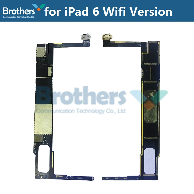 Материнская плата для iPad 6 3g wifi версия материнская плата с Fringerprint/без для iPad 6 16G 32G 64G 128G Протестировано оригинальное качество